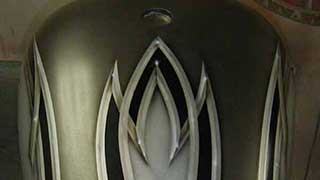 V8 Chopper gray and black with graphics